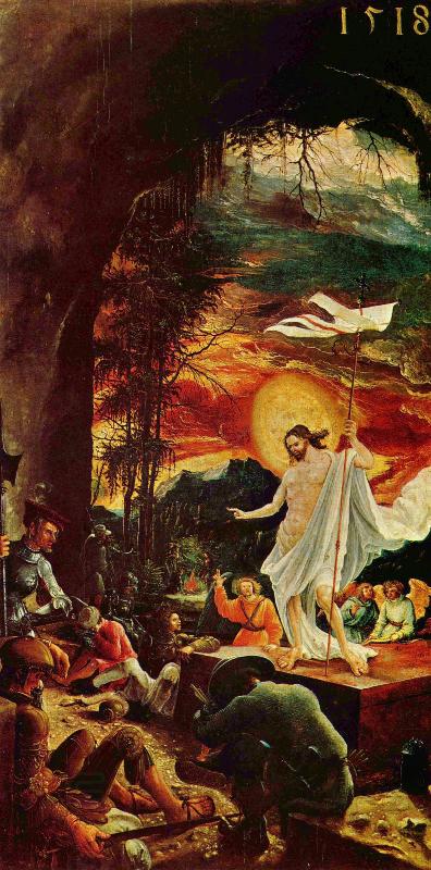 Albrecht Altdorfer Resurrection by Altdorfer China oil painting art